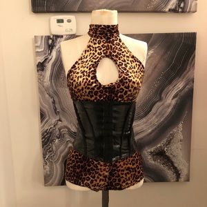 Bettie Page Cheetah Halloween costume